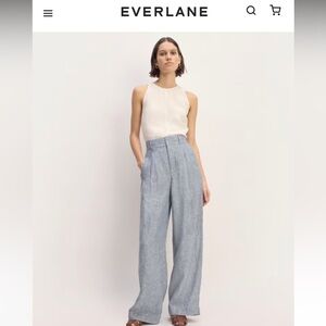 Everlane linen way-high drape pant